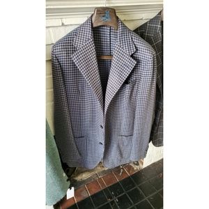 Eidos Napoli 40R sport coat wool/linen/silk